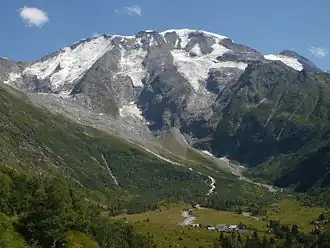 Dômes de Miage, Blick von den nordwestlich gelegenen Chalets de Miage