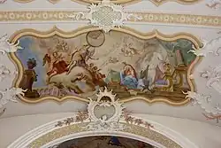 Chronogramm und Verkündigungsszene