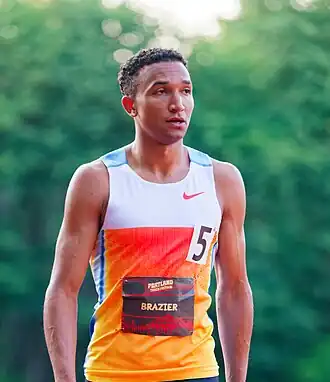 Donavan Brazier 2025 in Portland