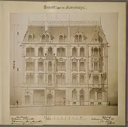 Doppelhaus Bauknecht & Graeßle, nach Entwürfen des Architekten August Dederer