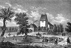 Dorfkirche von Althen (um 1850)