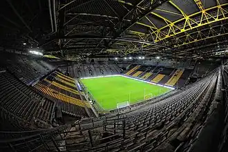 Innenansicht des Westfalenstadions (2016)