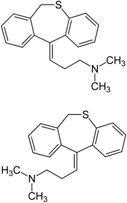Strukturformeln von Dosulepin
