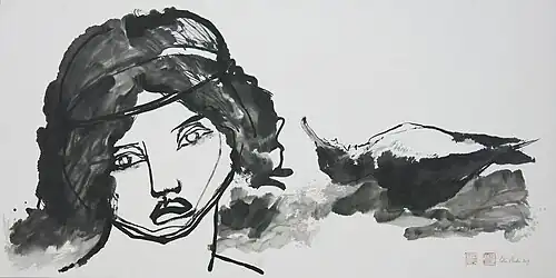 Double Portrait (Live and Death), 2019