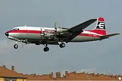 Douglas DC-6A (G-APSA) der British Eagle