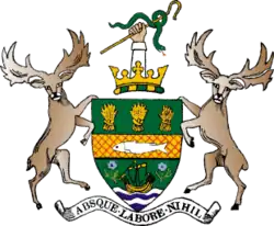 als Schildhalter (County Down/Nordirland)