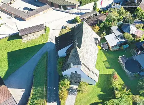 Kirche von oben