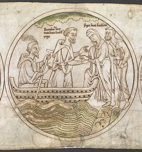 Becel erzählt Pega vom Tod ihres Bruders Guthlac