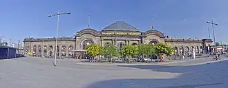 Empfangsgebäude des Bahnhofs Dresden-Neustadt