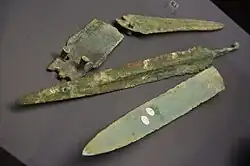 Fundstücke aus der Archäologische Grabungsstätte Hautes Chanvières