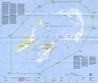 Karte des Nationalparks