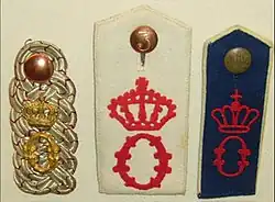 Dienstgradabzeichen des Dragonerregiments Königin Olga (1. württembergisches) Nr.&nbsp;25