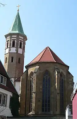 Spätgotischer Chor von Osten (Eichgasse)