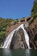 Unterer Teil der Dudhsagar Falls