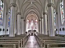 Blick ins Innere der Kirche