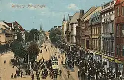 Königstraße um 1900