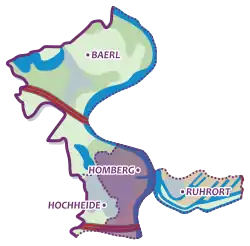 Karte von Alt-Homberg