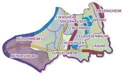 Karte von Mündelheim