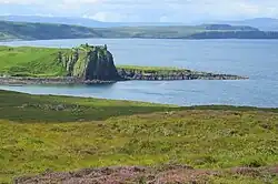 Duntulm Castle auf der Insel Skye, Schottland