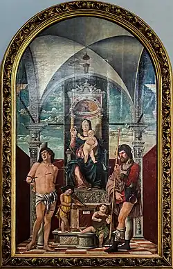 Girolamo da Treviso: Madonna mit der Blume