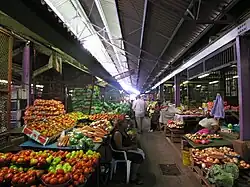 Markt mit landwirtschaftlichen Produkten