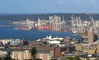 Der Hafen von Durban ist ein Umschlagsplatz für das gesamte südliche Afrika