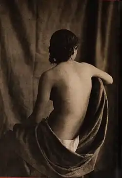 Eine der ersten Aktfotografien von E.&nbsp;Delacroix und Eugène Durieu (1853)