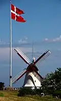 Die zweimal kriegszerstörte Düppeler Mühle, ein dänisches Nationalsymbol