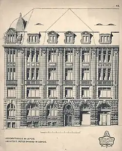 Ansicht des Hauses Thomaskirchhof&nbsp;20 (vor&nbsp;1905)