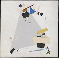 Kasimir Malewitsch: Dynamischer Suprematismus, 1916.