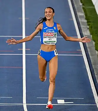 Nadia Battocletti bei den Europameisterschaften 2024 in Rom