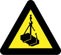 EEC Safety Sign 1977 - Beware overhead loads