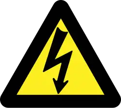 EEC Safety Sign 1977 - Danger Electricity