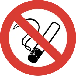 EEC Safety Sign 1977 - No smoking