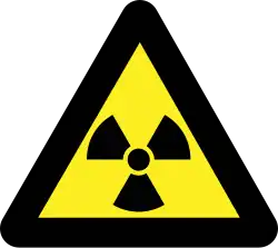 EEC Safety Sign 1977 - Radioactive matter