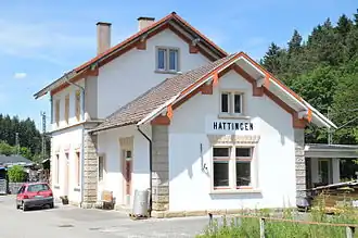 Empfangsgebäude des Bahnhofs Hattingen