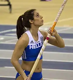 Die in der Vergangenheit sehr erfolgreiche Katerina&nbsp;Stefanidi belegte hier Rang&nbsp;fünf