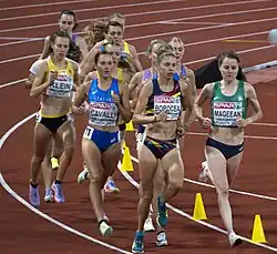 Europameisterschaften 2022 in München, 1500-Meter-Finale, in der Gruppe der ersten elf