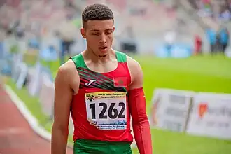 El Mehdi Dimmokrati bei den Afrikameisterschaften 2024 in Douala