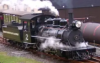 Die ehemalige Nr. 2 der EPCC bei der Brecon Mountain Railway