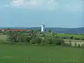 Siedlung mit Wasserturm