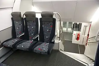 Treppe in den 2. Stock