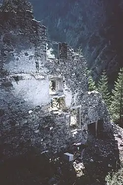 Südwand, Innenseite, September 1996