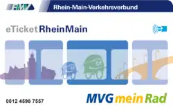 Ehemaliges E-Ticket von der Mainzer Verkehrsgesellschaft mbH, mindestens seit 2011
