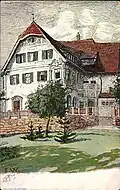 Zeichnung des Normannenhauses (1905)