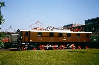 E 52 34 (EP 5 21534) Ausstellung 100 Jahre elektrische Eisenbahn