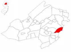 Lage im Morris County