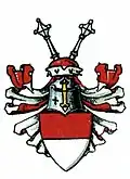 Stammwappen derer von Ebeleben (Schild mit gewechselter Tingierung als Variante)