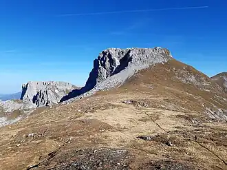 Ebenstein (Mitte), Gr. Griesstein (links), vom Kleinen Ebenstein