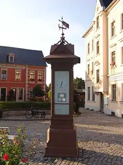 Wettersäule in Ebersbach/Sa.